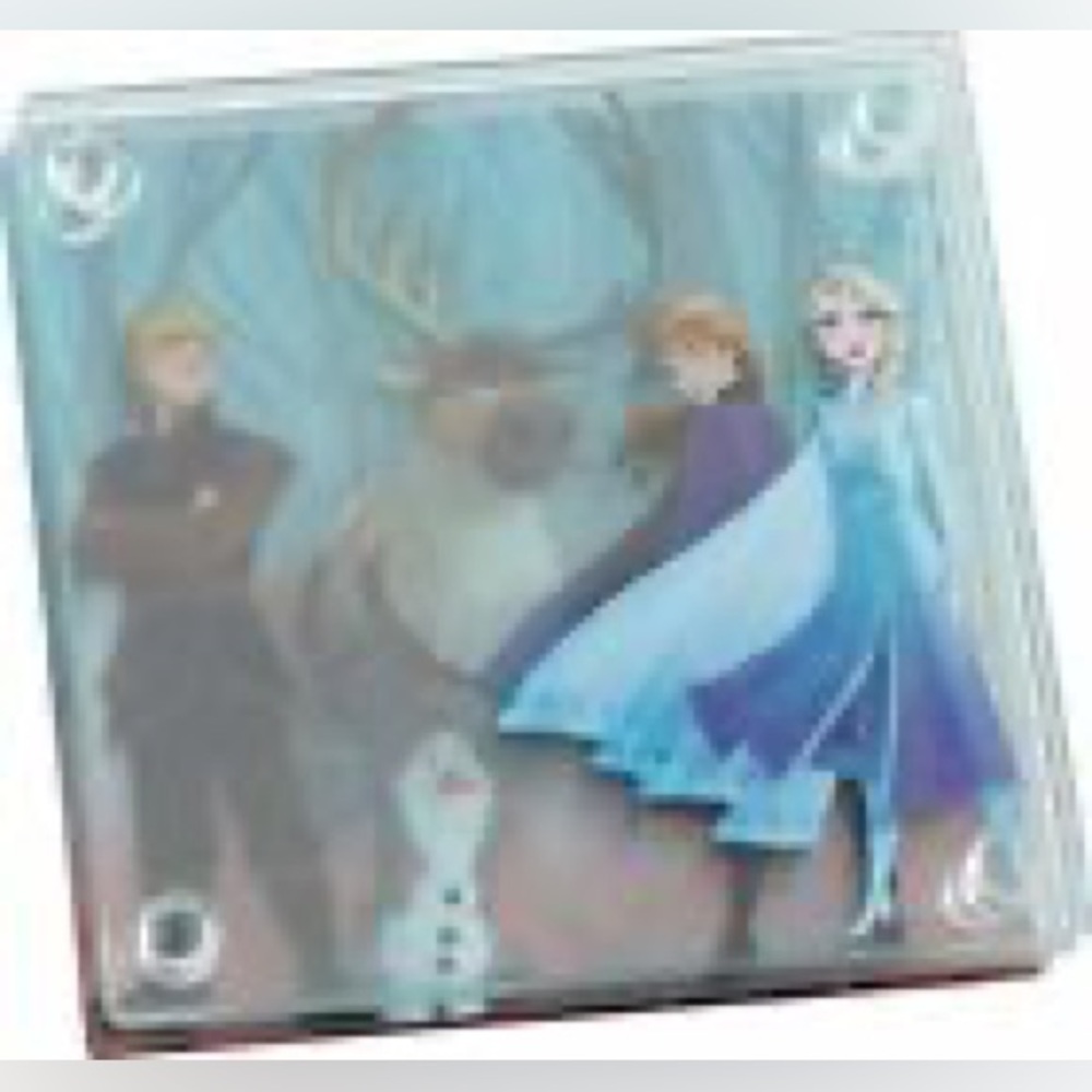 Disney Frozen 2 Stacking Glass Coaster Set Of 4 - Picture 4 of 4